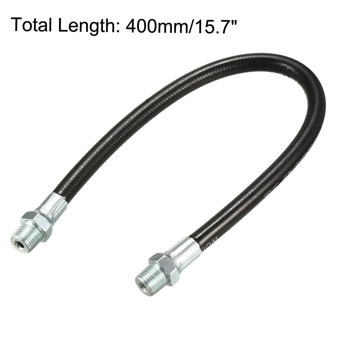 Harfington 15.7" Flexible Extension Grease Hose Hard Reach Area 4500PSI 1/8" NPT Thread 2pcs