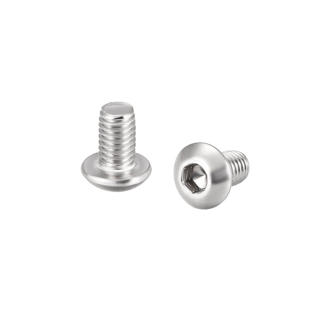 Harfington 50PCS Hex Socket Round Head Machine Screw