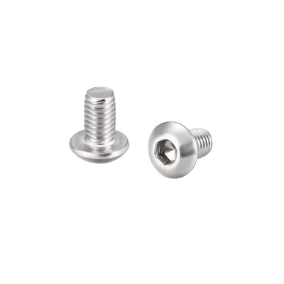 Harfington 50PCS Hex Socket Round Head Machine Screw