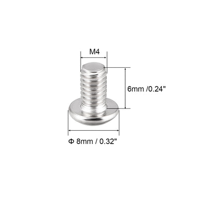 Harfington 20PCS Hex Socket Round Head Machine Screw