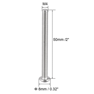 Harfington 20PCS Hex Socket Round Head Machine Screw