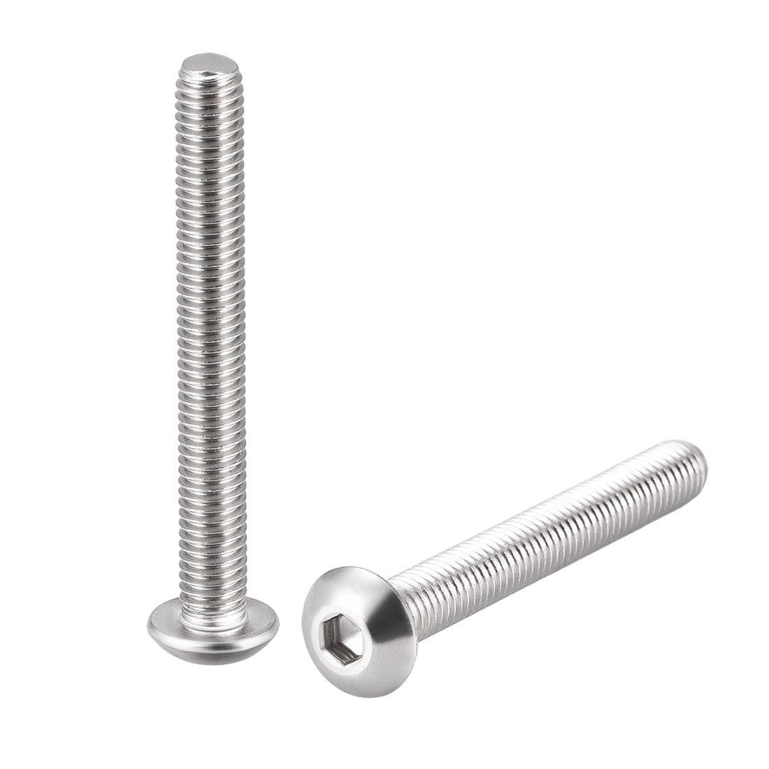Harfington Machine Screws, Hex Socket Round Head Screws 304 Stainless Steel Fasteners Bolt 20PCS