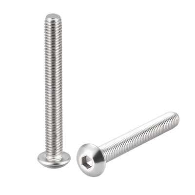 Harfington Machine Screws, Hex Socket Round Head Screws 304 Stainless Steel Fasteners Bolt 20PCS