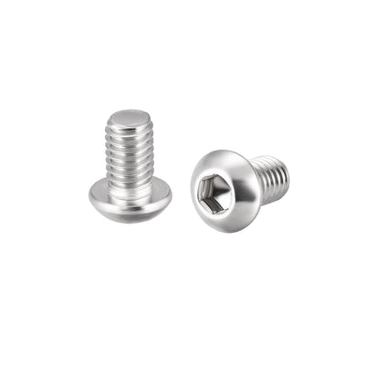 Harfington Machine Screws, Hex Socket Round Head Screws 304 Stainless Steel Fasteners Bolt 20PCS