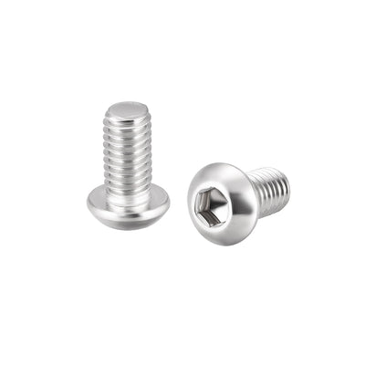 Harfington Machine Screws, Hex Socket Round Head Screws 304 Stainless Steel Fasteners Bolt 20PCS
