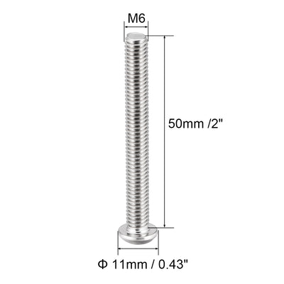 Harfington Machine Screws, Hex Socket Round Head Screws 304 Stainless Steel Fasteners Bolt 20PCS