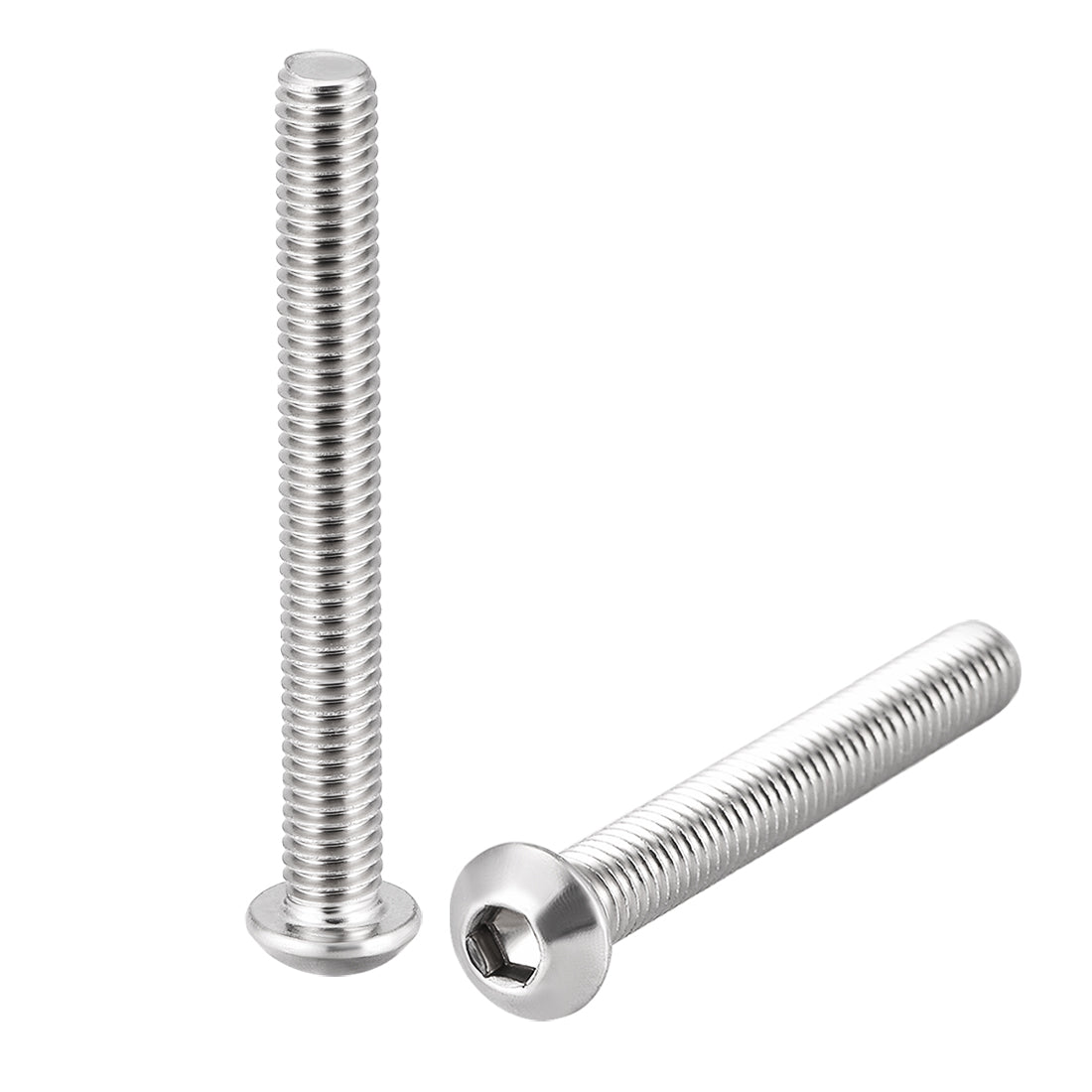 Harfington Machine Screws, Hex Socket Round Head Screws 304 Stainless Steel Fasteners Bolt 20PCS