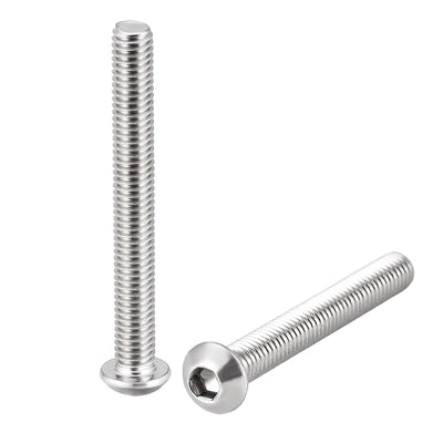 Harfington Machine Screws, Hex Socket Round Head Screws 304 Stainless Steel Fasteners Bolt 20PCS