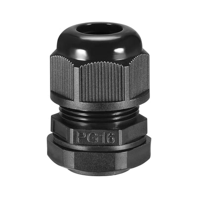 Harfington Cable Gland Waterproof Plastic Connector Adjustable Locknut with 4 Holes