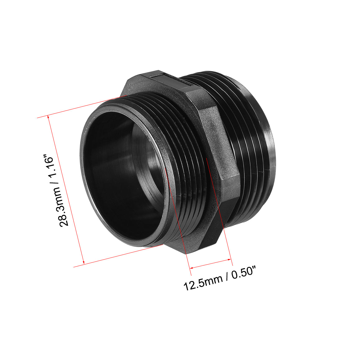 Harfington Cable Gland Waterproof Plastic Connector Adjustable Locknut with 4 Holes