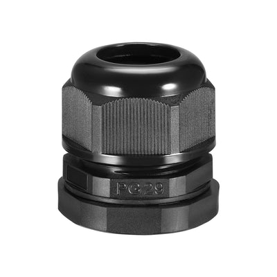 Harfington Cable Gland Waterproof Plastic Connector Adjustable Locknut with 4 Holes