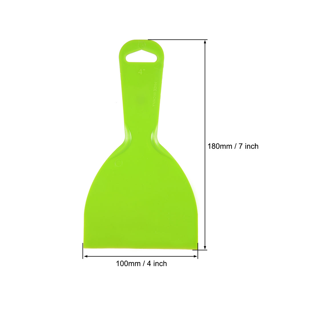 Harfington Putty Taping Drywall Scraper 4" Flexible Plastic Blade Disposable Spreader for Wall Painting 2pcs