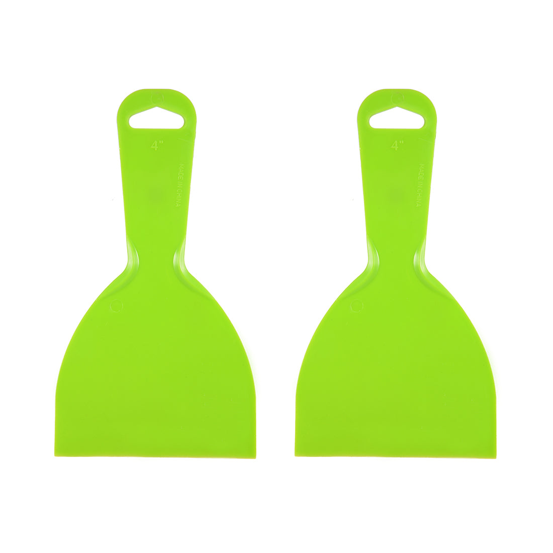 Harfington Putty Taping Drywall Scraper 4" Flexible Plastic Blade Disposable Spreader for Wall Painting 2pcs