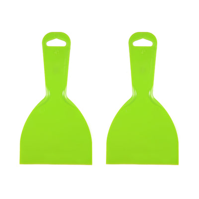 Harfington Putty Taping Drywall Scraper 4" Flexible Plastic Blade Disposable Spreader for Wall Painting 2pcs