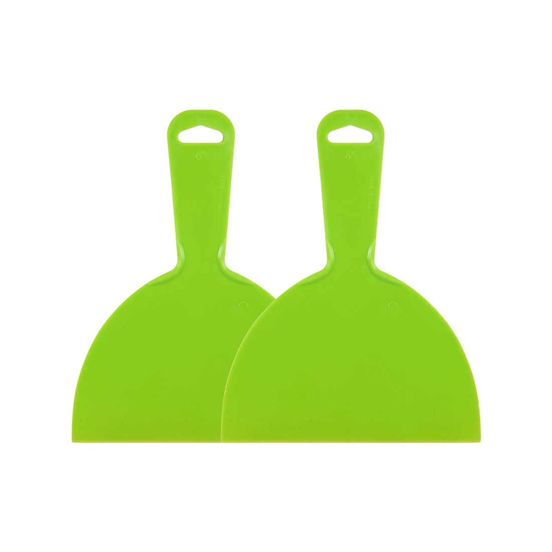 Harfington Putty Taping Drywall Scraper 6" Flexible Plastic Blade Disposable Spreader for Wall Painting 2pcs