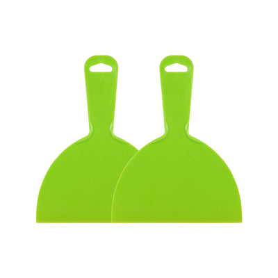 Harfington Putty Taping Drywall Scraper 6" Flexible Plastic Blade Disposable Spreader for Wall Painting 2pcs