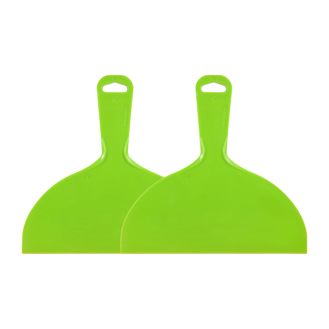 Harfington Putty Taping Drywall Scraper 8" Flexible Plastic Blade Disposable Spreader for Wall Painting 2pcs