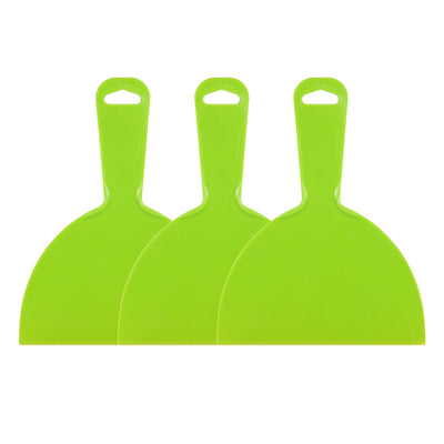 Harfington Putty Taping Drywall Scraper 6" Flexible Plastic Blade Disposable Spreader for Wall Painting 3pcs