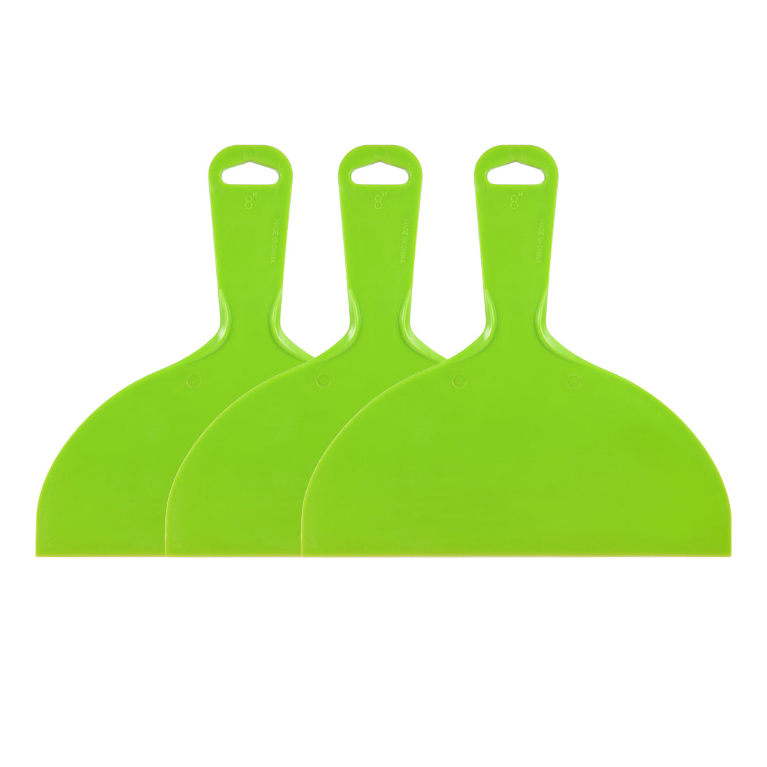 Harfington Putty Taping Drywall Scraper 8" Flexible Plastic Blade Disposable Spreader for Wall Painting 3pcs