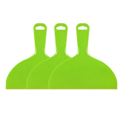 Harfington Putty Taping Drywall Scraper 8" Flexible Plastic Blade Disposable Spreader for Wall Painting 3pcs