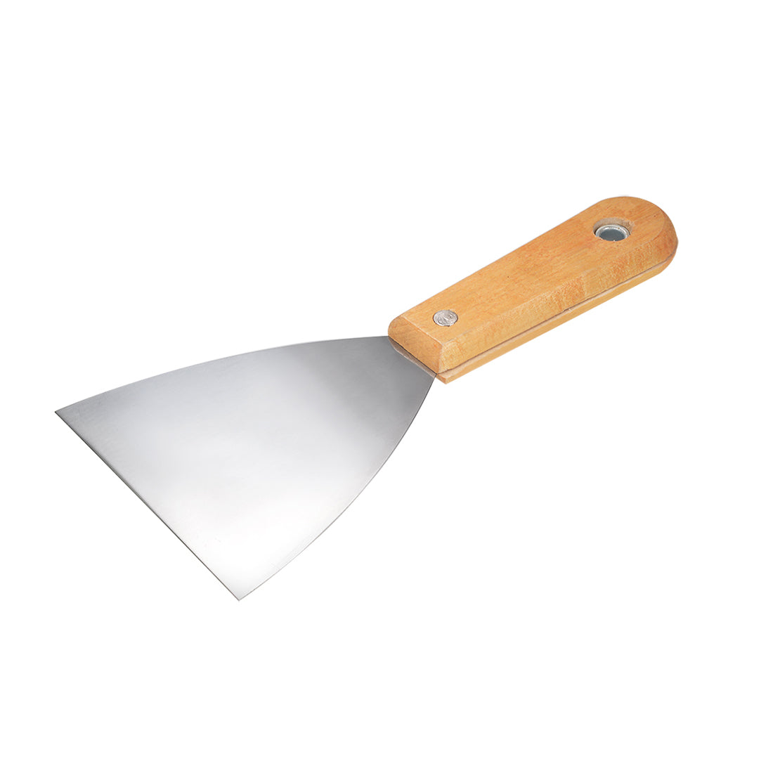 Harfington Putty Taping Paint Scraper 4" Cr-V Steel Stiff Broad Blade with Wooden Handle for Wall Floor Tile 2pcs