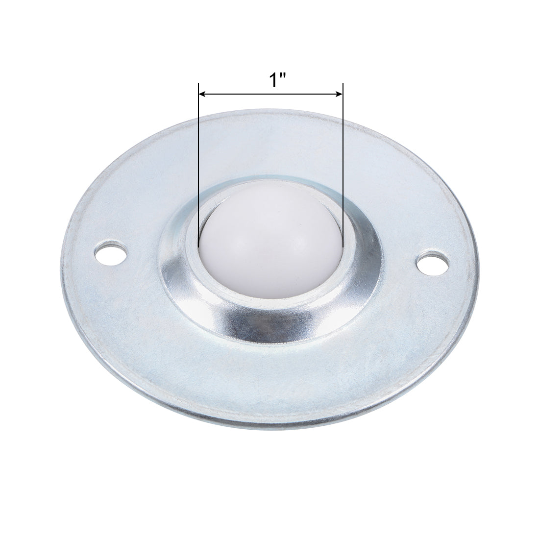Harfington Ball Transfers Bearing Unit CY-25B 1" Diameter, Flying Saucer Mounted, Nylon Ball, 99lbs Load Capacity