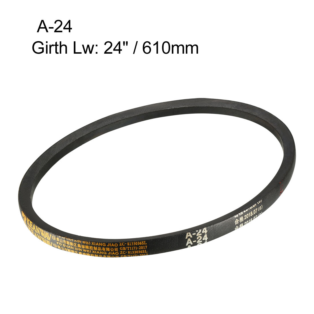 Harfington V-Belt Inch Pitch Length Industrial Rubber Transmission Belt