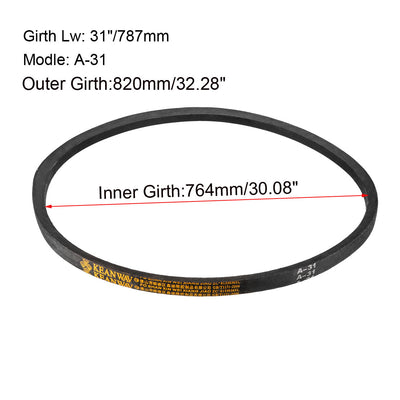 Harfington V-Belt Inch Pitch Length Industrial Rubber Transmission Belt