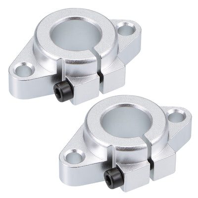 Harfington 16mm Shaft Support SHF16 Flange Mount Linear Motion Slide Rail Guide Blocks for CNC 3D Printer 2pcs