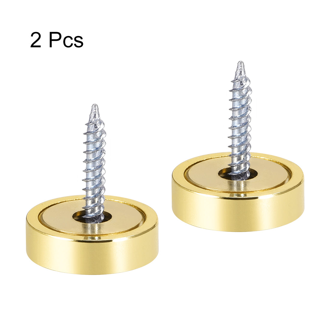 Harfington Mirror Screw Decorative Cap Cover Nail Stainless Steel 4 pcs