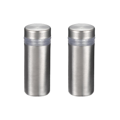 Harfington Sign Standoffs Mounts Wall Glass Standoff Advertising Nails 12mm x 30mm 2pcs