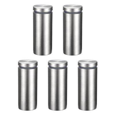 Harfington Sign Standoffs Mounts Wall Glass Standoff Advertising Nails 25mm x 60mm 5pcs