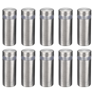 Harfington Sign Standoffs Mounts Wall Glass Standoff Advertising Nails 12mm x 30mm 10pcs