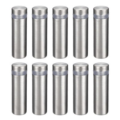 Harfington Sign Standoffs Mounts Wall Glass Standoff Advertising Nails 12mm x 40mm 10pcs