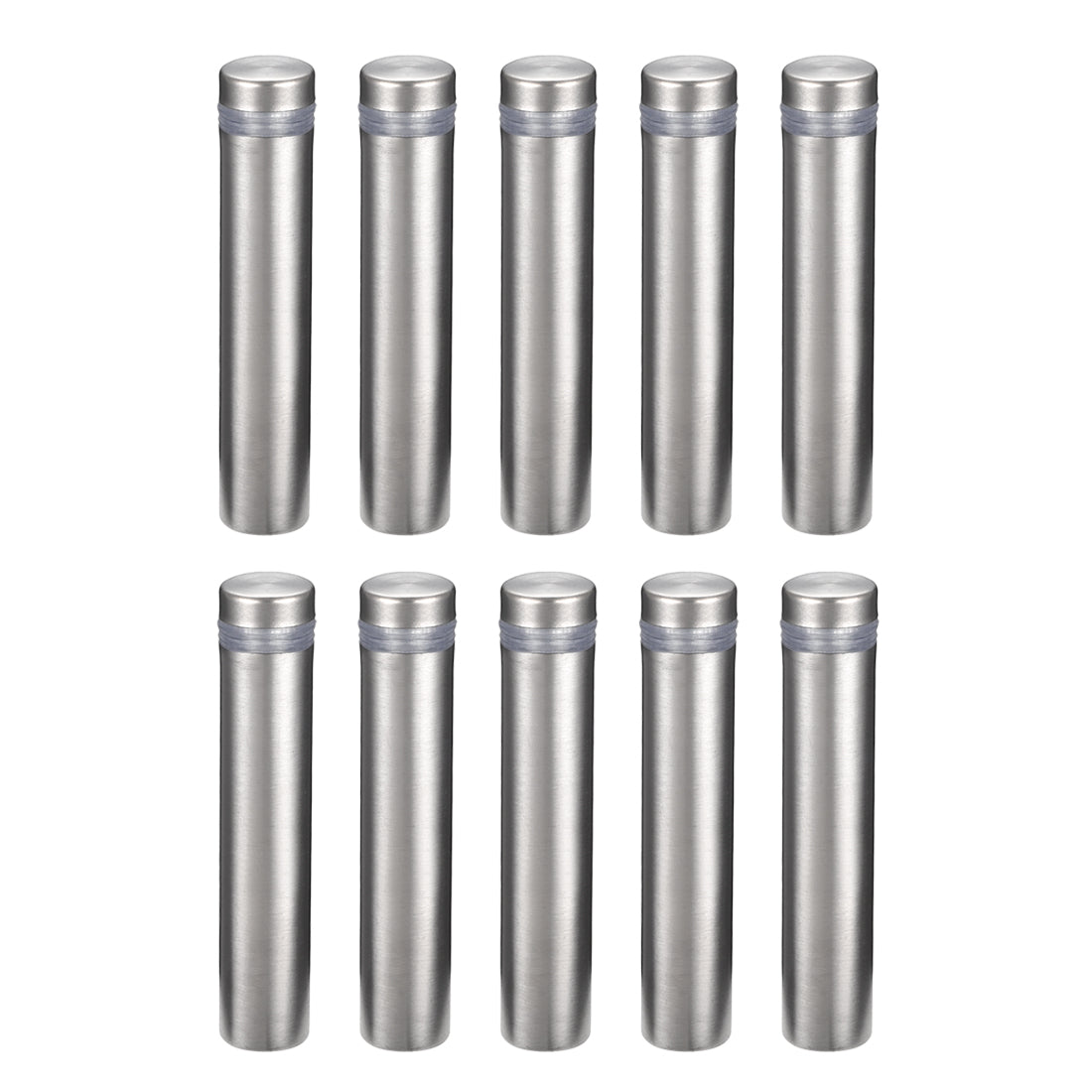 Harfington Sign Standoffs Mounts Wall Glass Standoff Advertising Nails 12mm x 60mm 10pcs