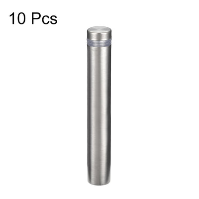 Harfington Sign Standoffs Mounts Wall Glass Standoff Advertising Nails 12mm x 80mm 10pcs