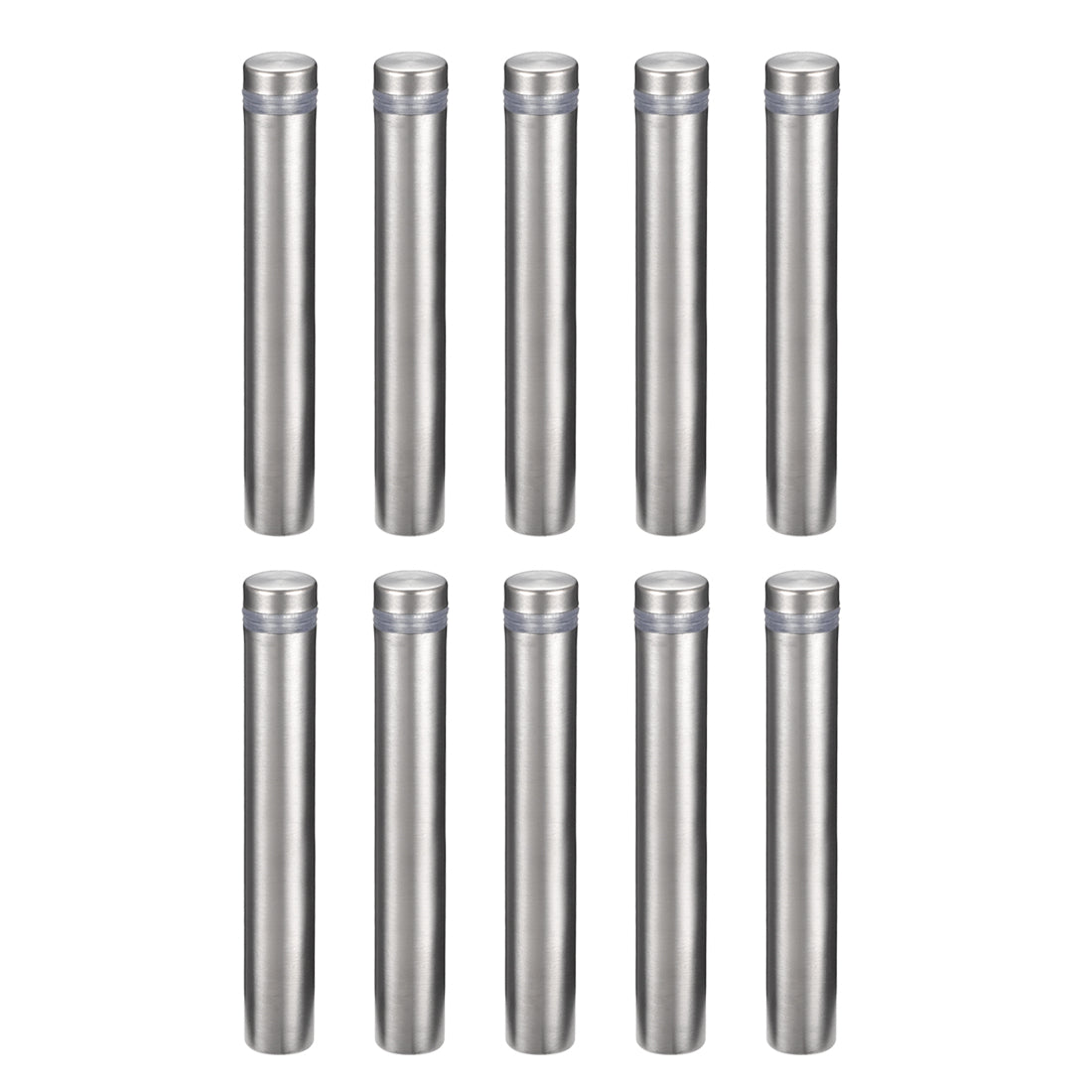 Harfington Sign Standoffs Mounts Wall Glass Standoff Advertising Nails 12mm x 80mm 10pcs