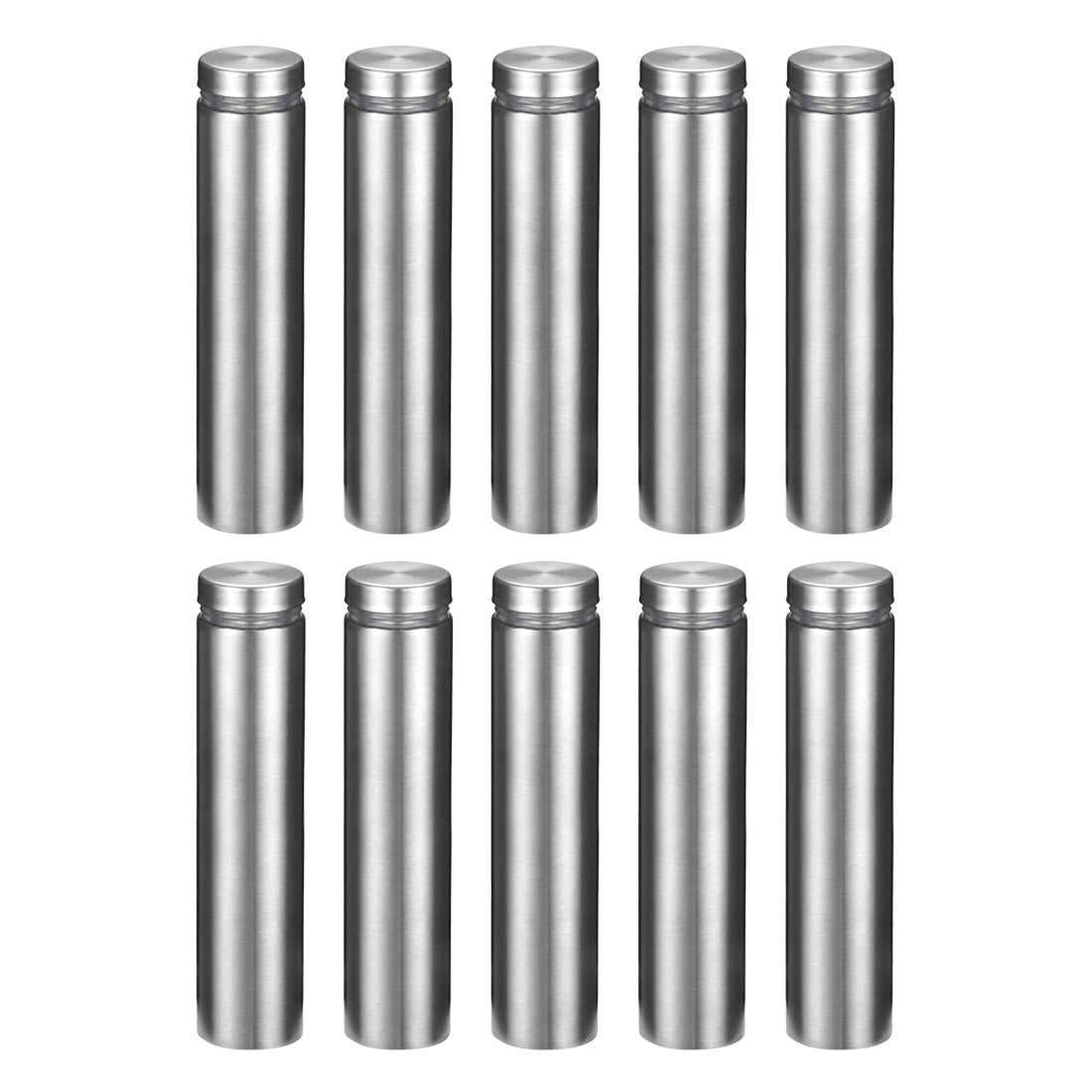 Harfington Sign Standoffs Mounts Wall Glass Standoff Advertising Nails 19mm x 80mm 10pcs