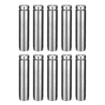 Harfington Sign Standoffs Mounts Wall Glass Standoff Advertising Nails 19mm x 80mm 10pcs