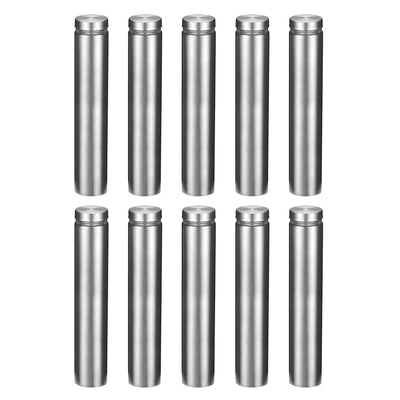 Harfington Sign Standoffs Mounts Wall Glass Standoff Advertising Nails 19mm x 100mm 10pcs