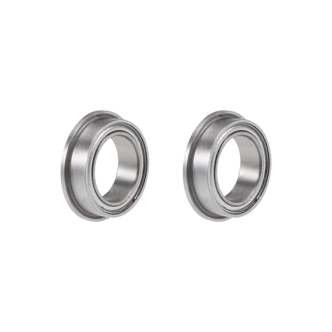 Harfington Miniature Flange Deep Groove Ball Bearings Double Shield Chrome Steel