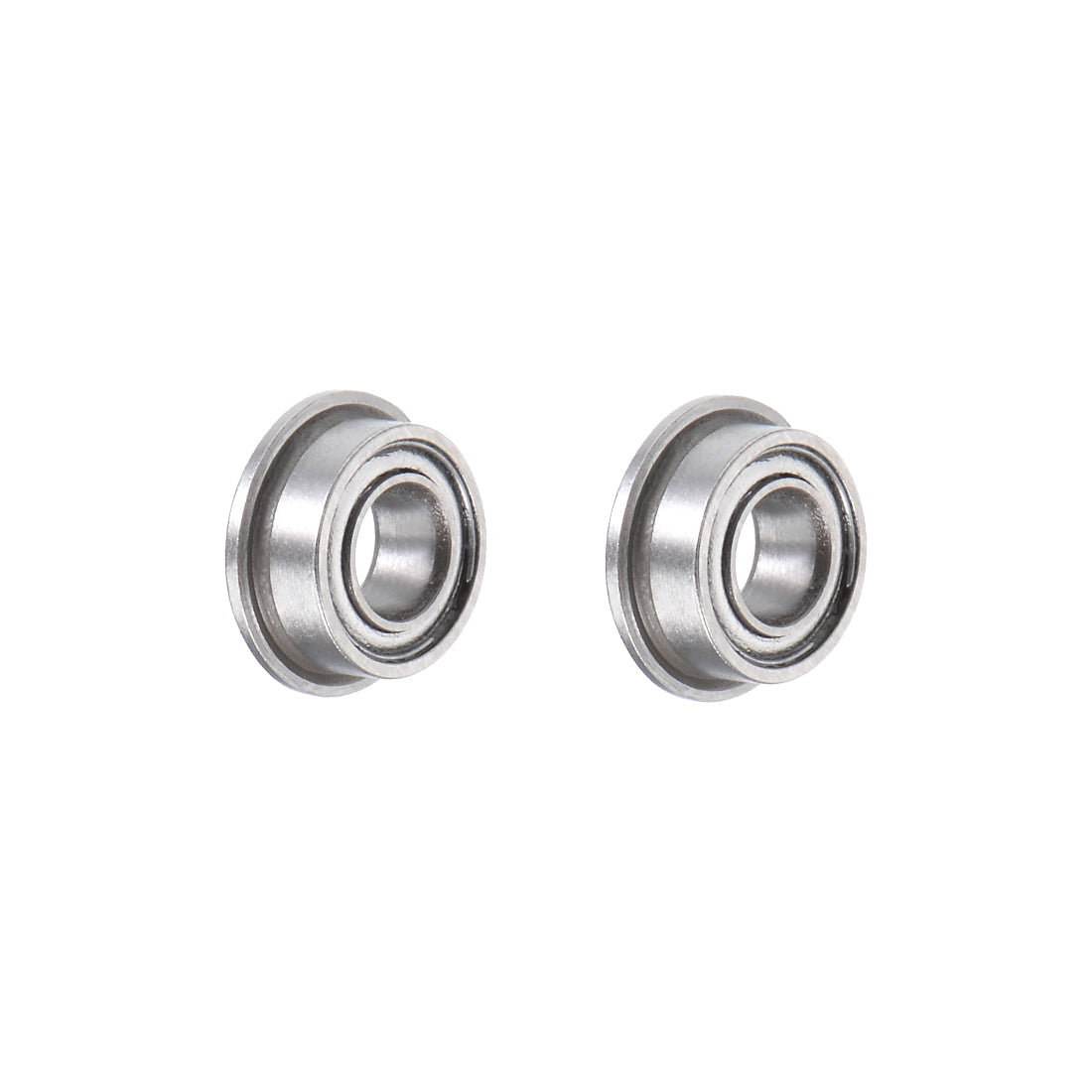 Harfington Miniature Flange Deep Groove Ball Bearings Double Shield Chrome Steel
