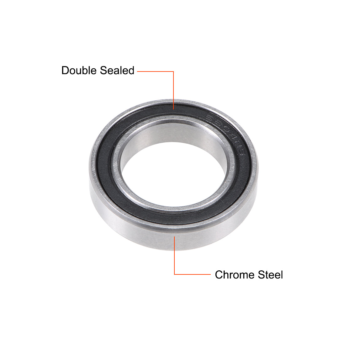 uxcell Uxcell Deep Groove Ball Bearings Thin Section Double Sealed Chrome Steel
