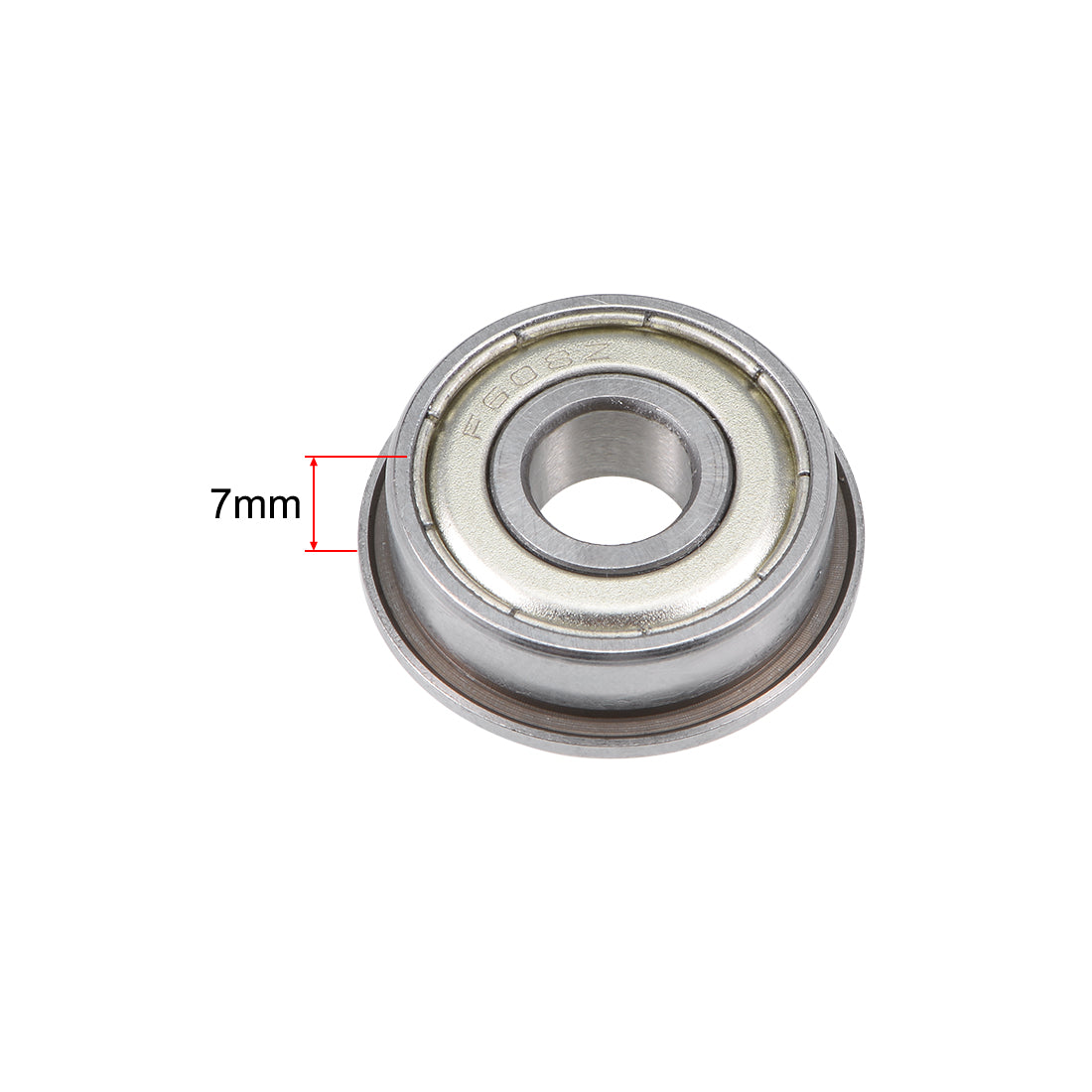 Harfington Flange Deep Groove Ball Bearings Double Shield Chrome Steel