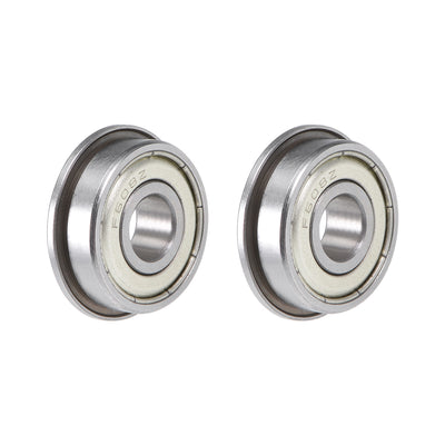Harfington Flange Deep Groove Ball Bearings Double Shield Chrome Steel
