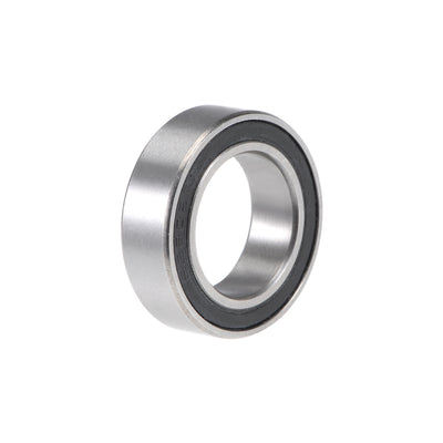 Harfington Uxcell Deep Groove Ball Bearings  Metric Double Sealed Chrome Steel ABEC1 Z1