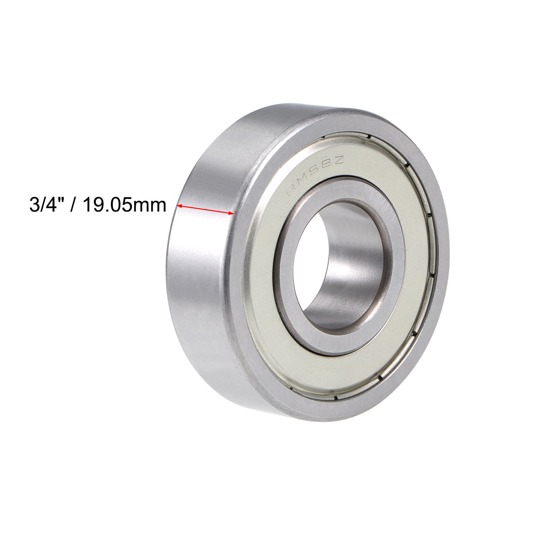 uxcell Uxcell Deep Groove Ball Bearings Inch Double Shielded Chrome Steel ABEC1 Z1