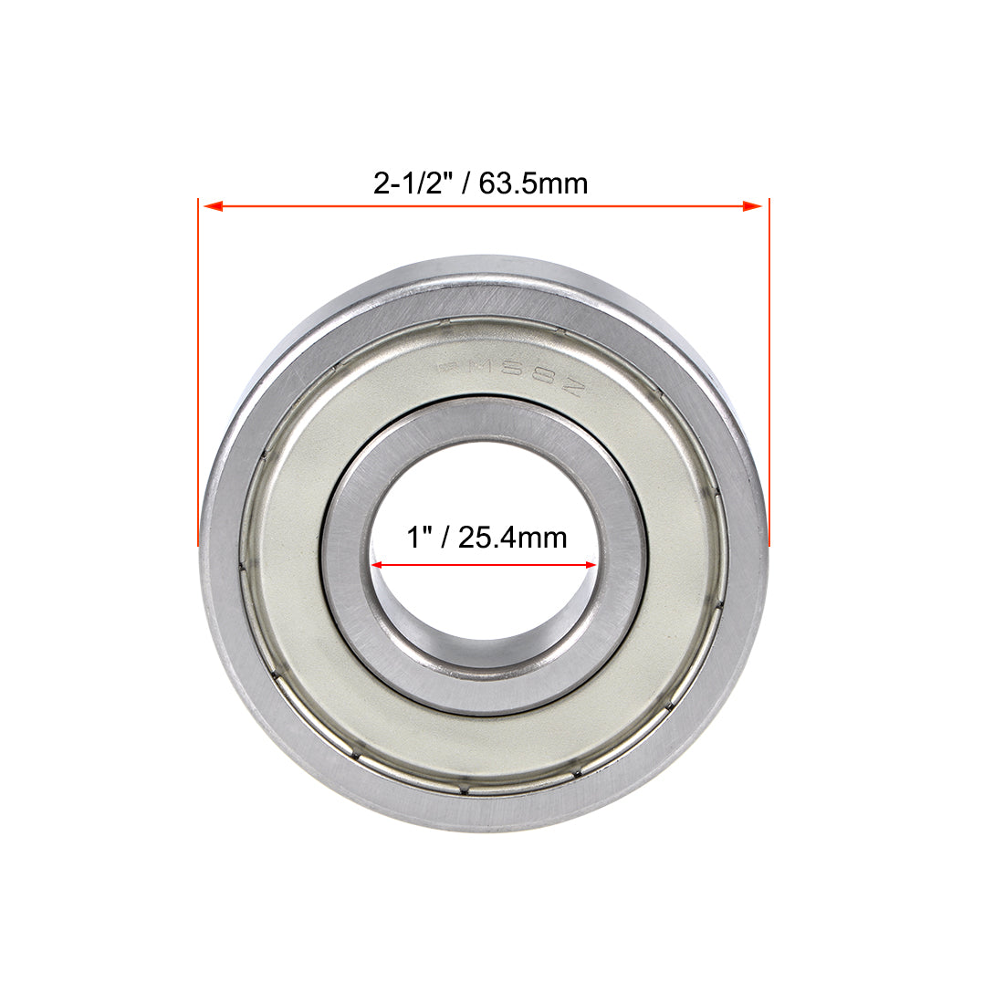 uxcell Uxcell Deep Groove Ball Bearings Inch Double Shielded Chrome Steel ABEC1 Z1