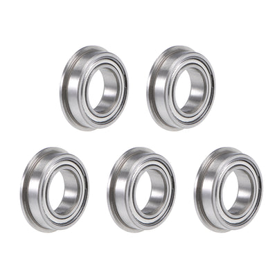 Harfington Miniature Flange Deep Groove Ball Bearings Double Shielded Chrome Steel