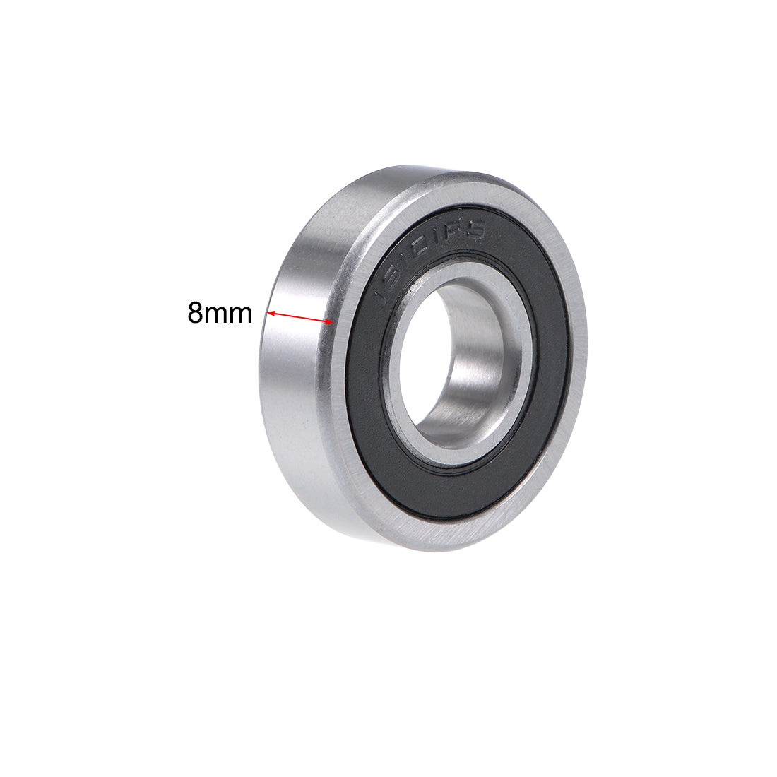 uxcell Uxcell Deep Groove Ball Bearings Z2 Double Sealed Chrome Steel Roller